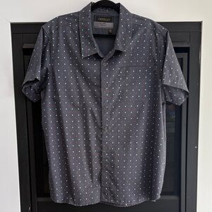 ❤️‍🔥3/$20 Men's Dark Gray Polka Dot Shirt❤️‍🔥